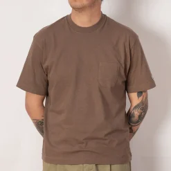 Pocket Tee - Dull Brown