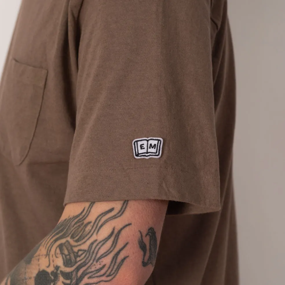 Pocket Tee - Dull Brown