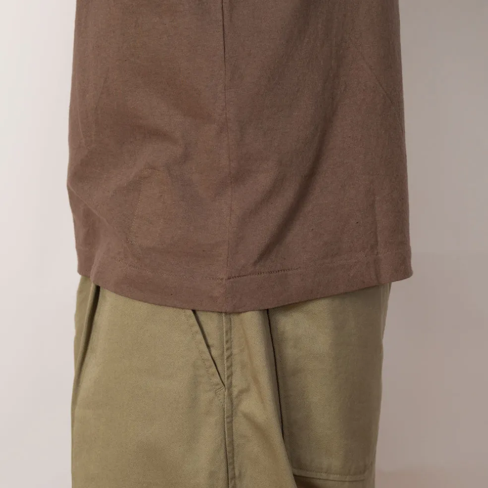 Pocket Tee - Dull Brown