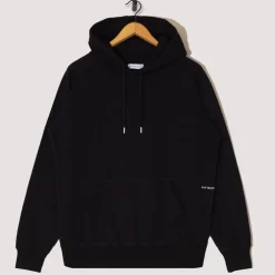 Pop Logo Hooded Sweat - Black