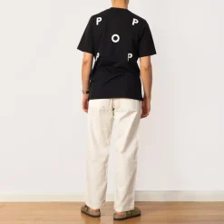 Pop Logo T-Shirt - Black
