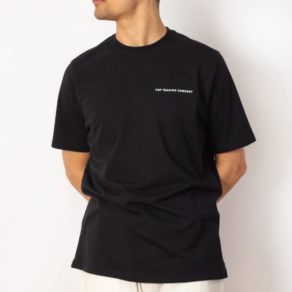 Pop Logo T-Shirt - Black