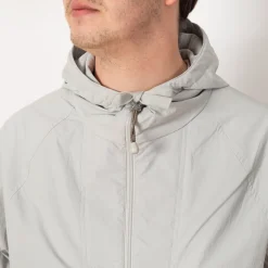 Prism Zip Through Jacket - Soft Blue