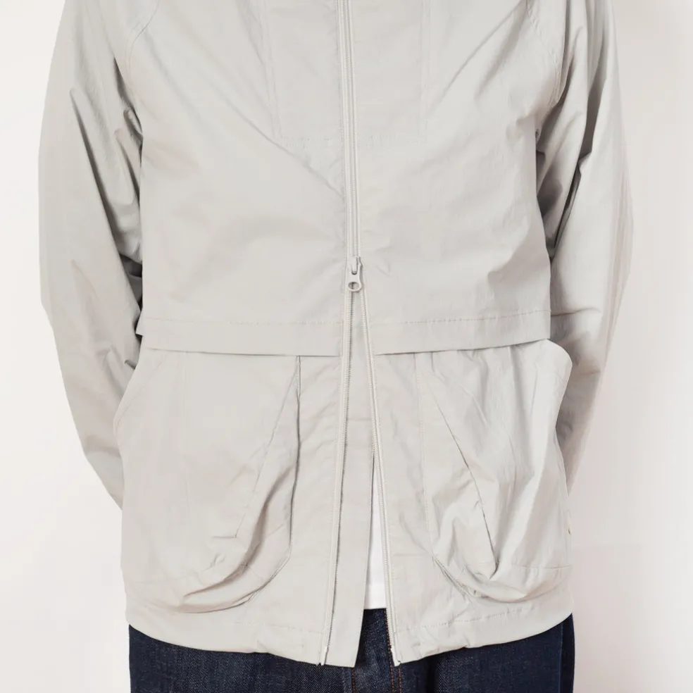 Prism Zip Through Jacket - Soft Blue