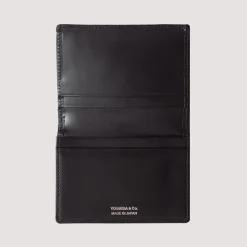 PS Leather Wallet Card Case - Black