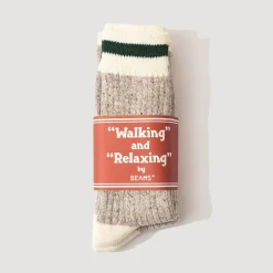 Ragg Socks 2 Pack - Green Line