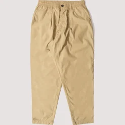 Recycled Poly Tech Pleated Track Pant - Sand