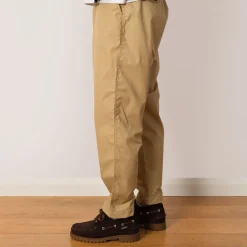 Recycled Poly Tech Pleated Track Pant - Sand