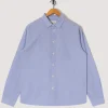Relaxed Fit Shirt - Blue Texture