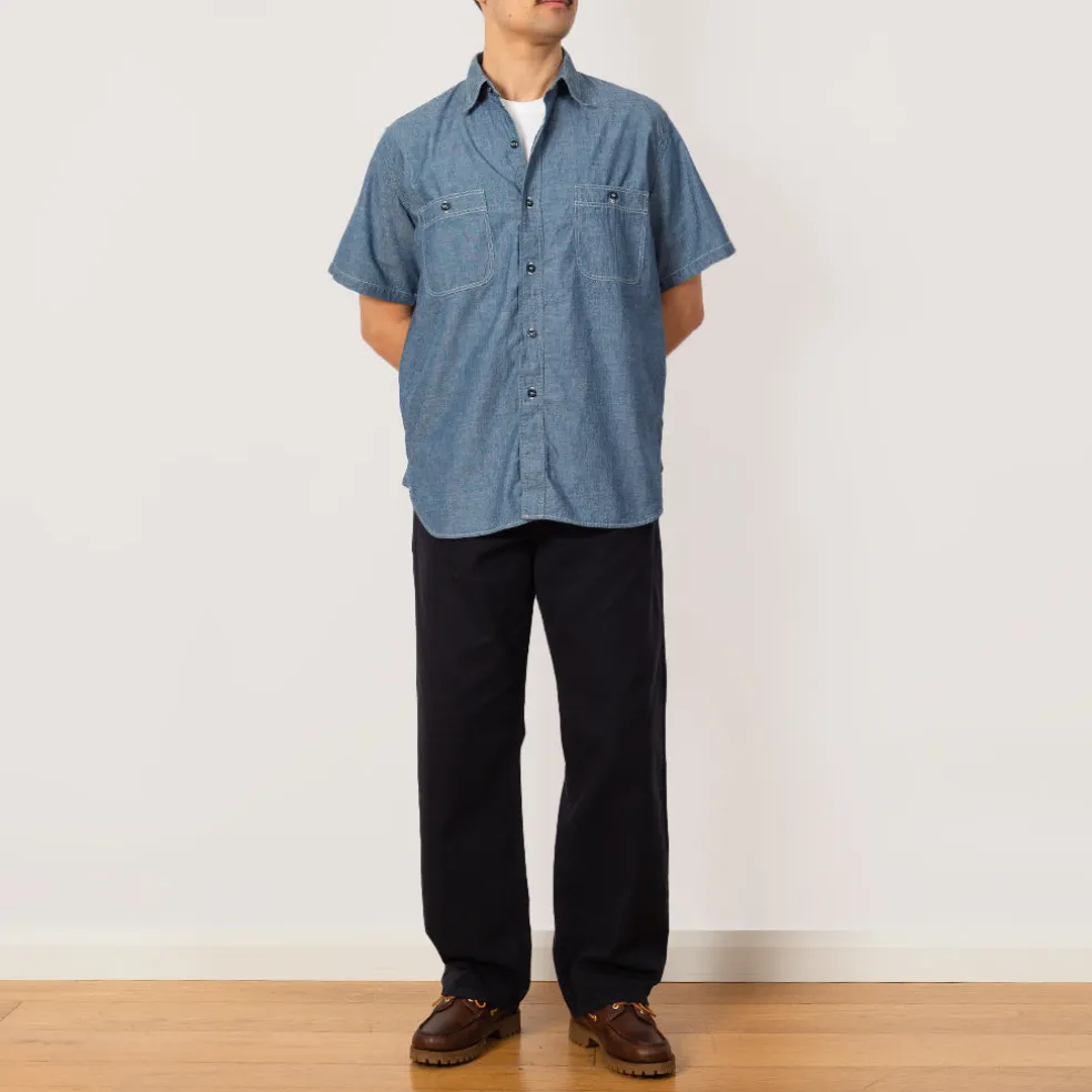 Relaxed Fit S/S Work Shirt - Chambray