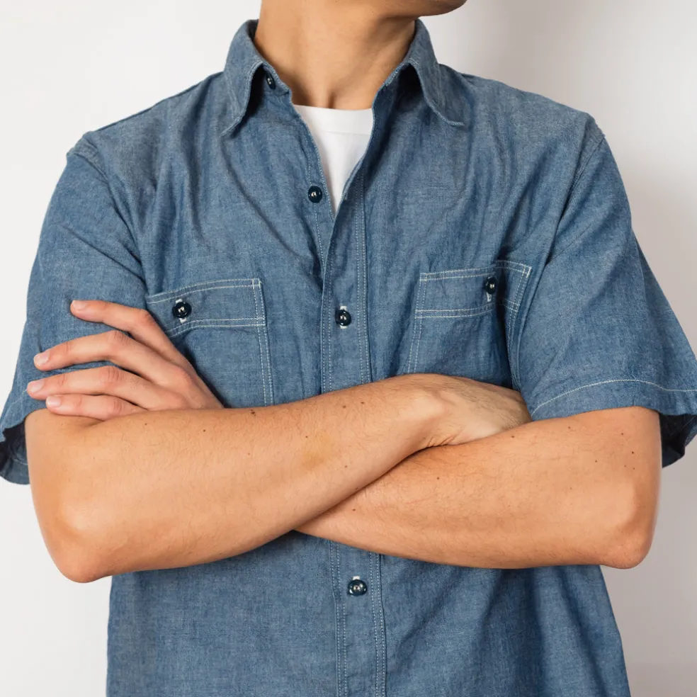 Relaxed Fit S/S Work Shirt - Chambray