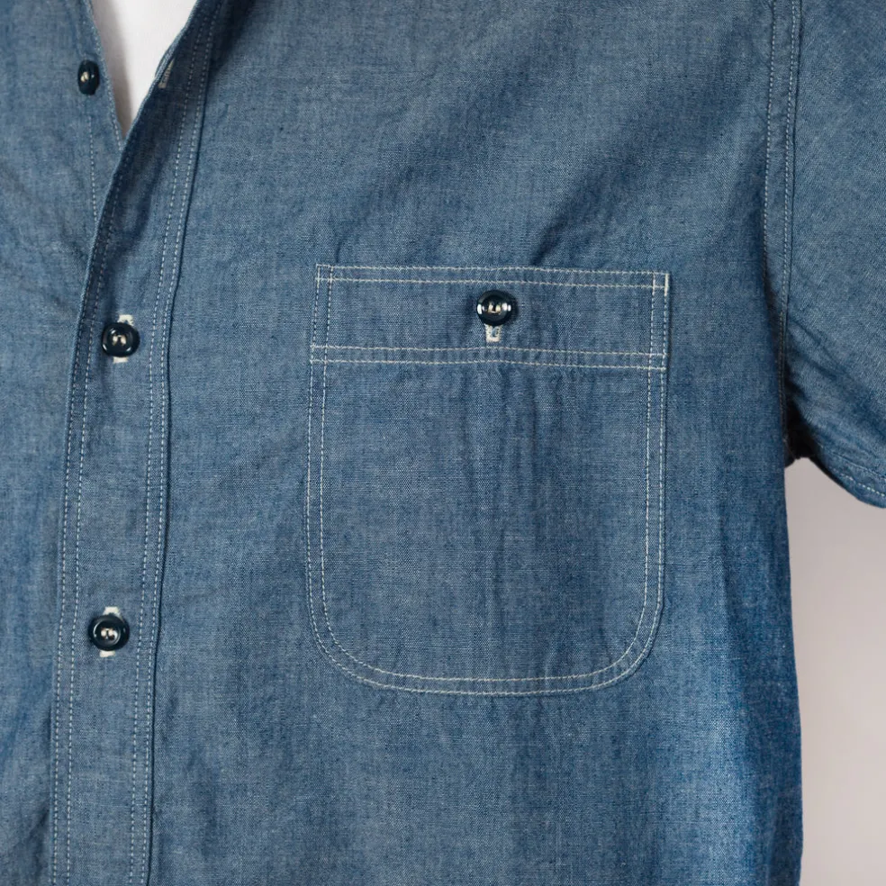 Relaxed Fit S/S Work Shirt - Chambray