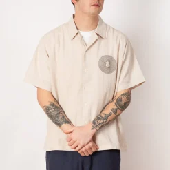 Relaxed Soft Collar Shirt - Light Stone