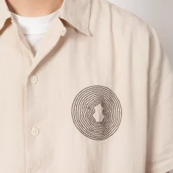 Relaxed Soft Collar Shirt - Light Stone