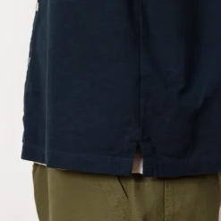 Relaxed Soft Collar Shirt - Navy