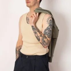 Rib Tank Top 2 Pack - Ecru