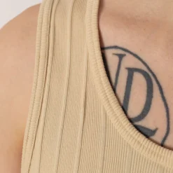 Rib Tank Top 2 Pack - Ecru