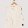 Ripstop Vest - Ivory (V0093)