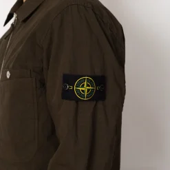 Ripstop Zip Overshirt - Military Green (V0054)