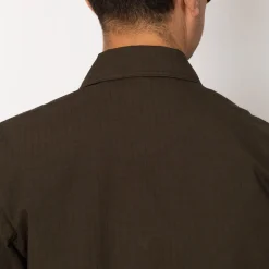 Ripstop Zip Overshirt - Military Green (V0054)