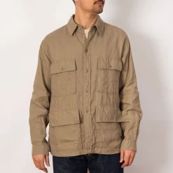 Safari Shirt Jacket - Beige