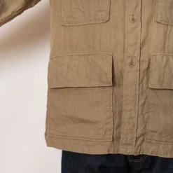 Safari Shirt Jacket - Beige