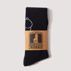 Salt + Pepper Socks - Black