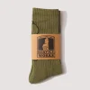 Salt + Pepper Socks - Olive