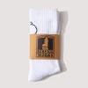 Salt + Pepper Socks - White