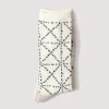Sashiko Socks - Ecru