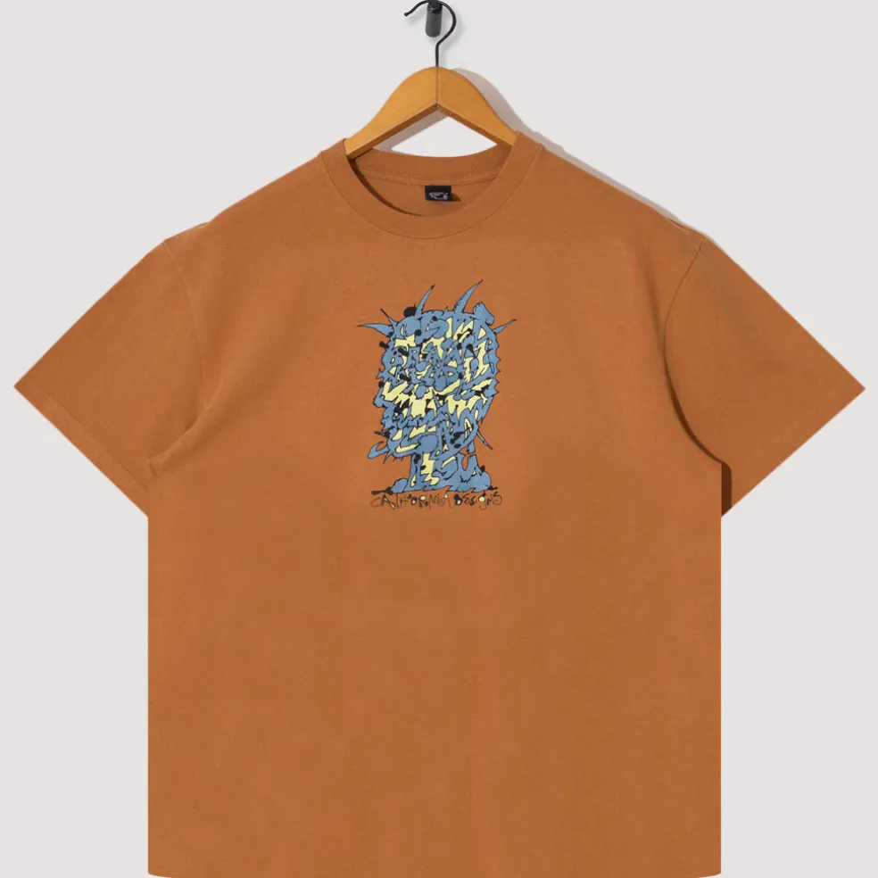 Scrambled Head T-Shirt - Cumin