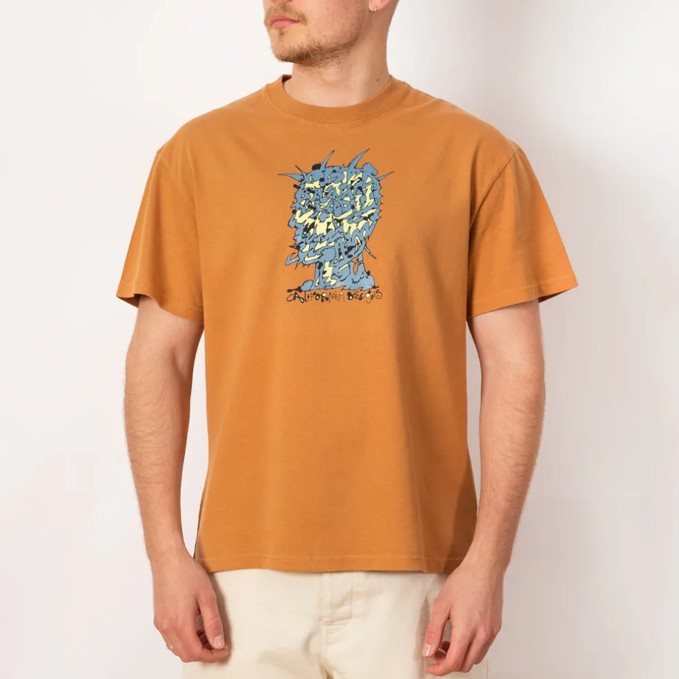 Scrambled Head T-Shirt - Cumin