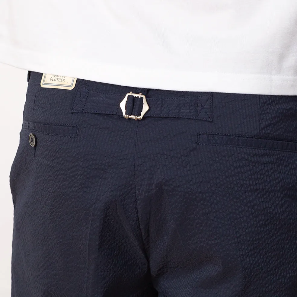 Seersucker Ivy Trousers - Navy