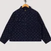 Short Coverall Jacket Printed Kasuri - Papillon
