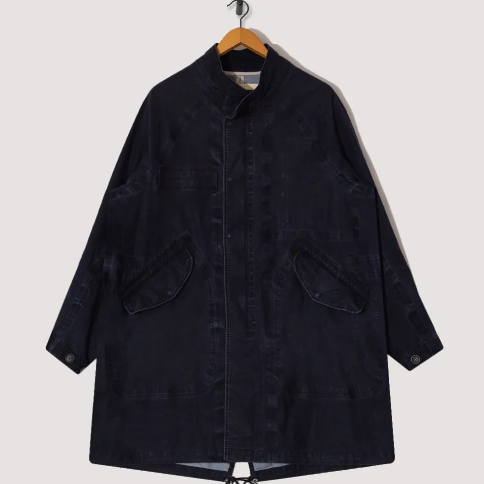 Six-Five Fishtail Parka 3L Damaged - Navy