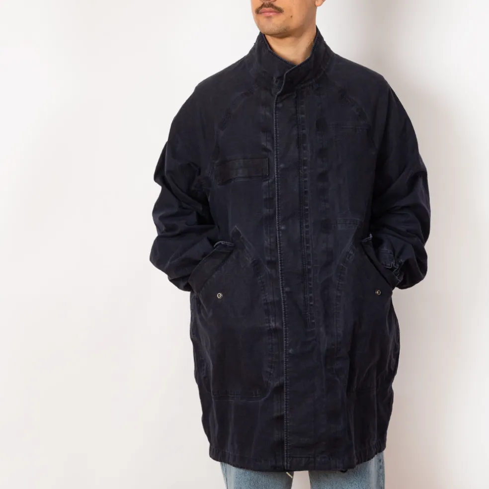 Six-Five Fishtail Parka 3L Damaged - Navy