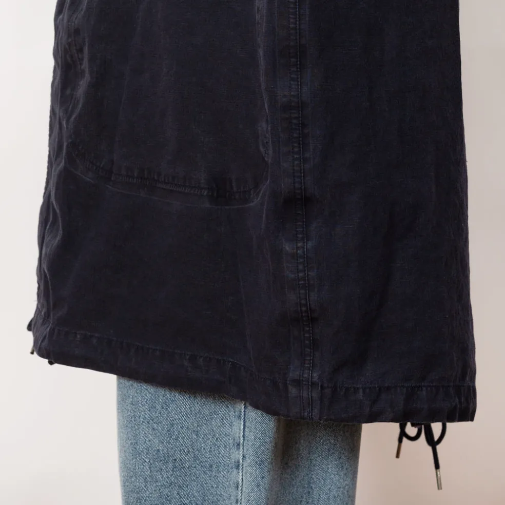 Six-Five Fishtail Parka 3L Damaged - Navy