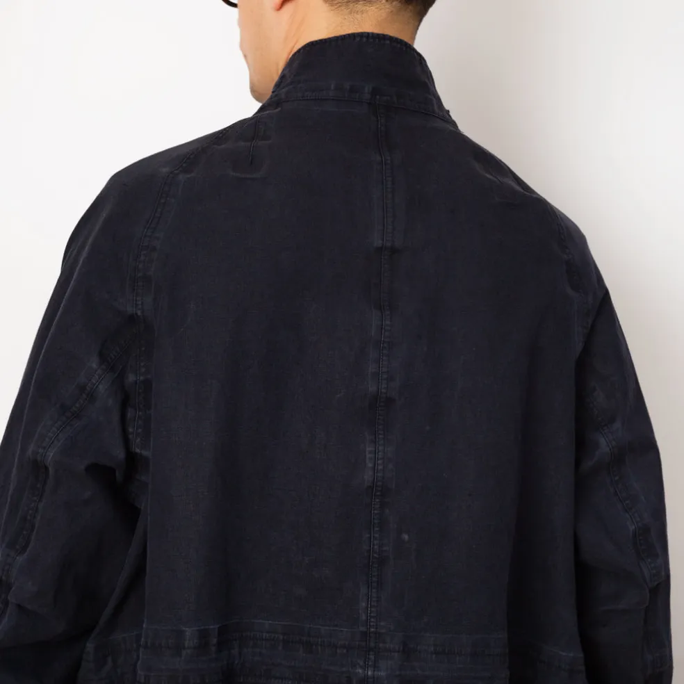 Six-Five Fishtail Parka 3L Damaged - Navy