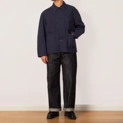 Social Sculpture 01 Wide Raw Jean - Indigo