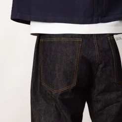 Social Sculpture 01 Wide Raw Jean - Indigo