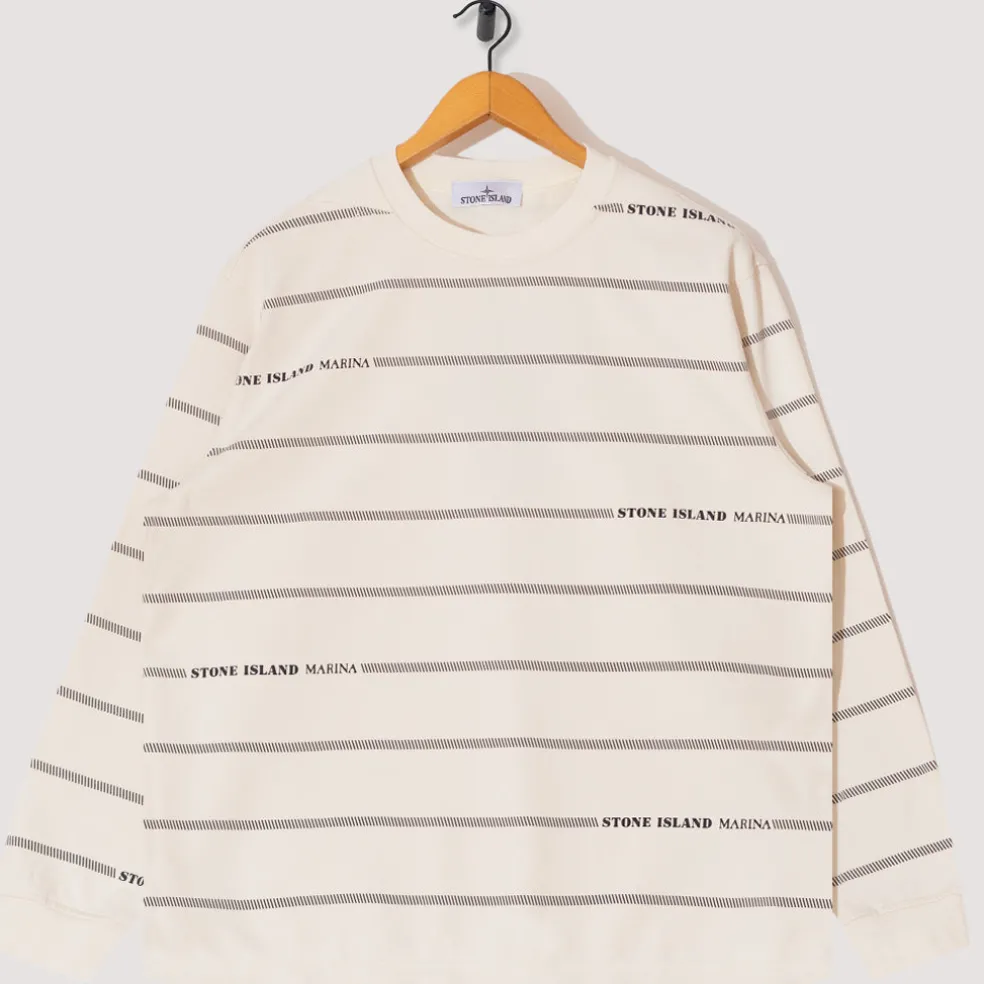 Spell Out Sweatshirt - Ivory (V0093)