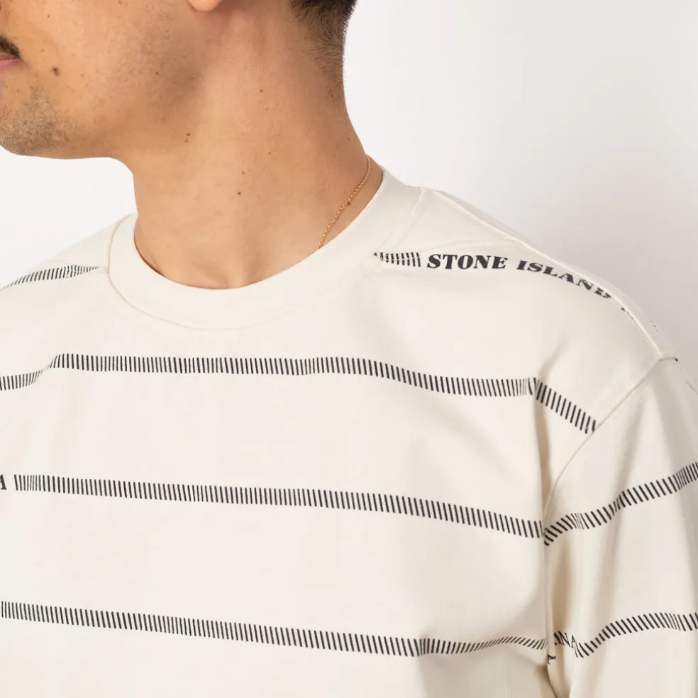 Spell Out Sweatshirt - Ivory (V0093)