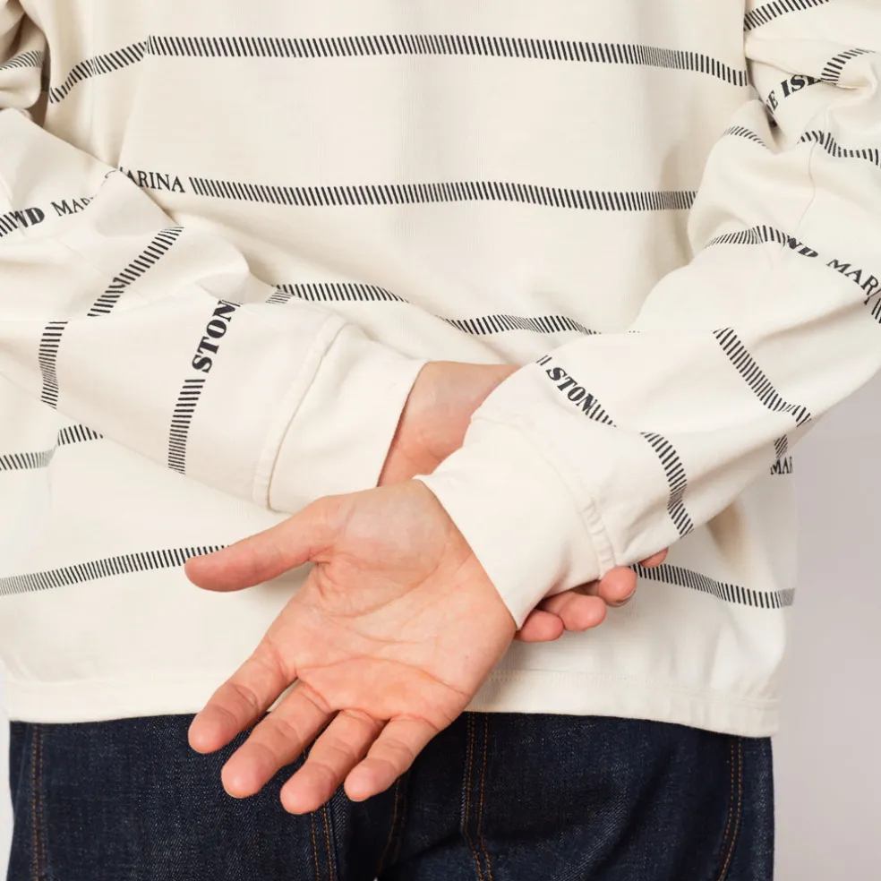 Spell Out Sweatshirt - Ivory (V0093)