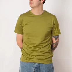S/S Crew Neck T-Shirt - Matcha Green