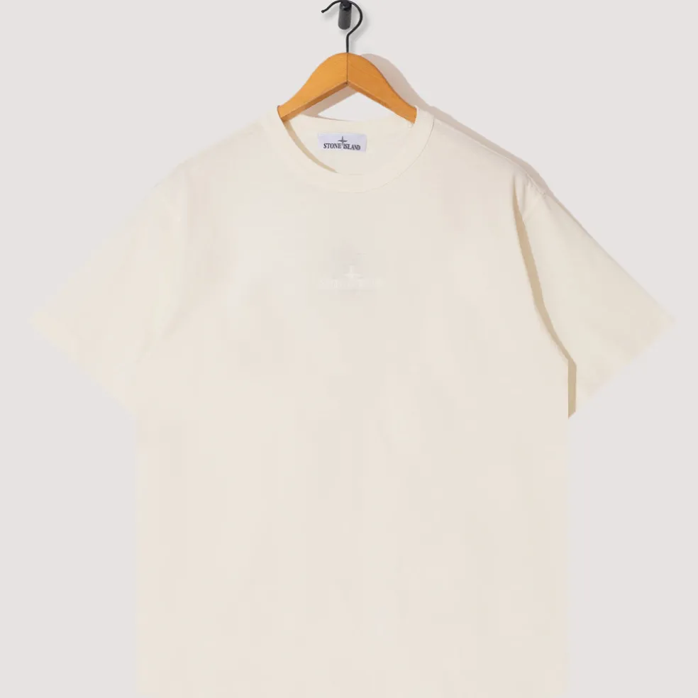Stitch Logo T-Shirt - Ivory (V0093)