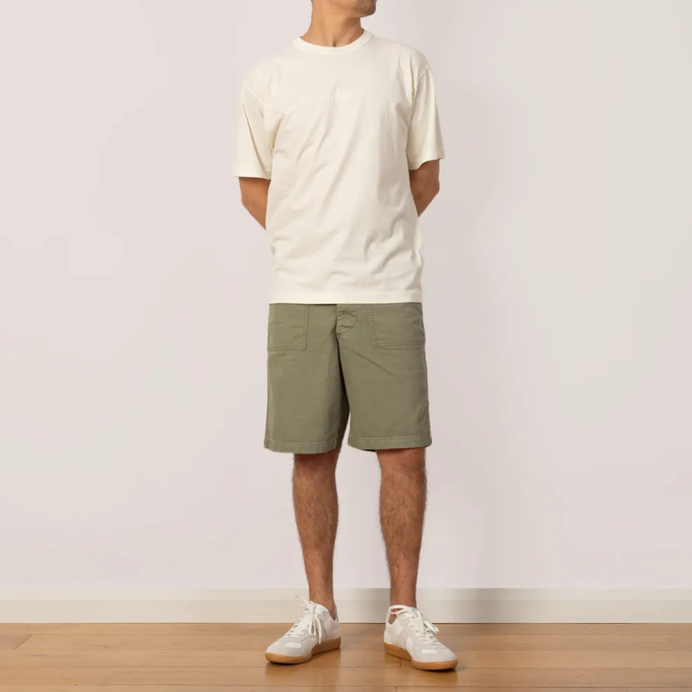Stitch Logo T-Shirt - Ivory (V0093)