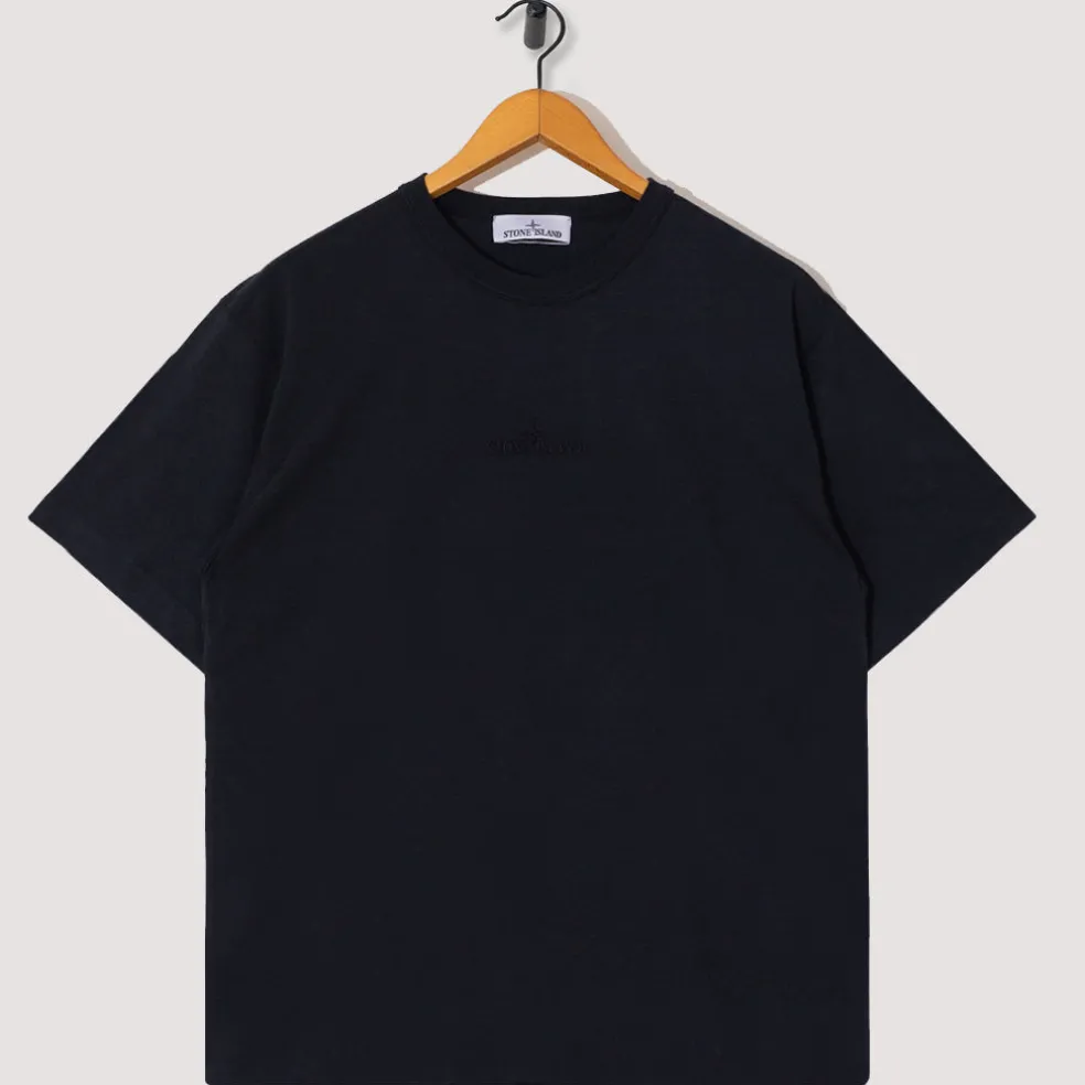 Stitch Logo T-Shirt - Navy Blue (V0020)