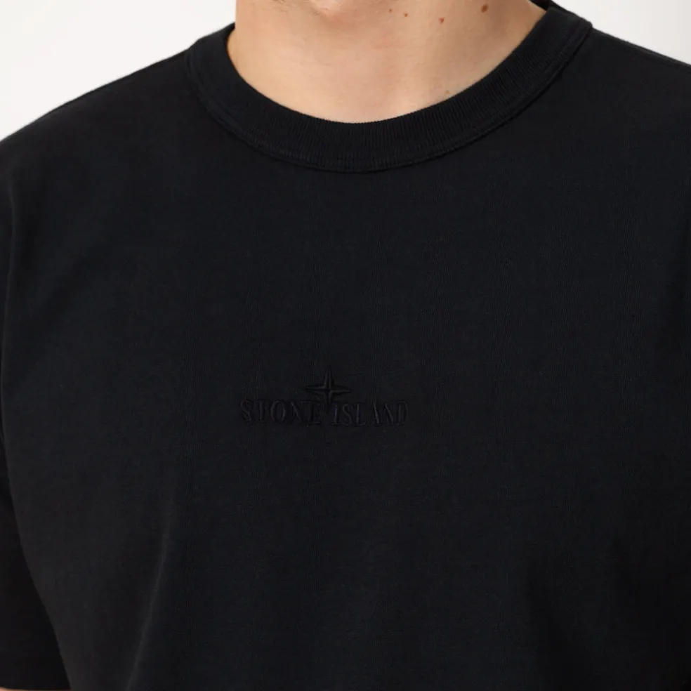 Stitch Logo T-Shirt - Navy Blue (V0020)