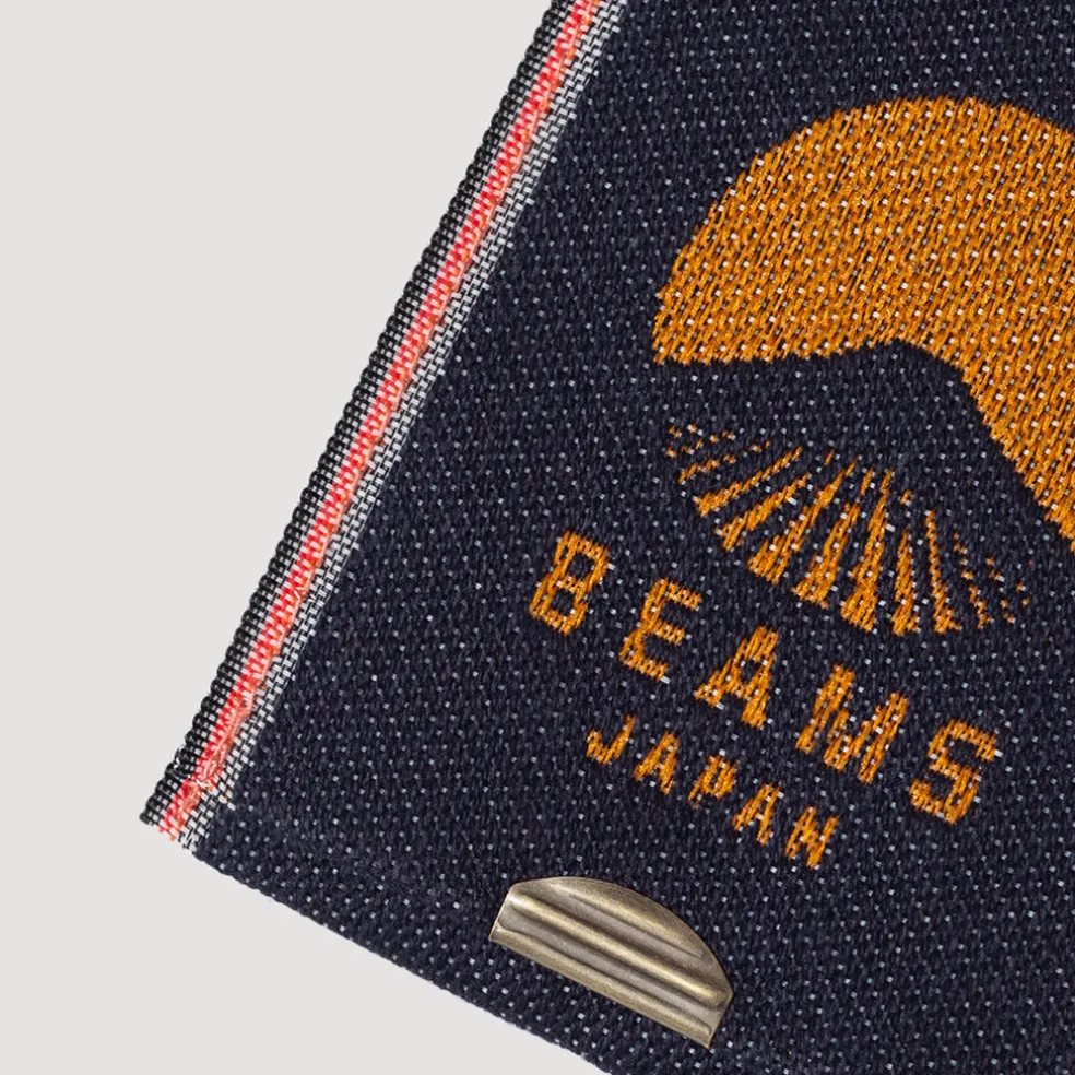 Takata Denim Logo Coin Purse - Orange