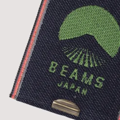 Takata Denim Logo Coin Purse - Green